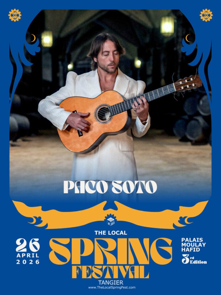 Hamid El Kasri and Karim Ziad performing at The Local Spring Festival 2026 in Tangier