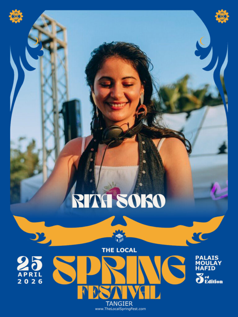 Rita Soko performing at The Local Spring Festival 2026 in Tangier